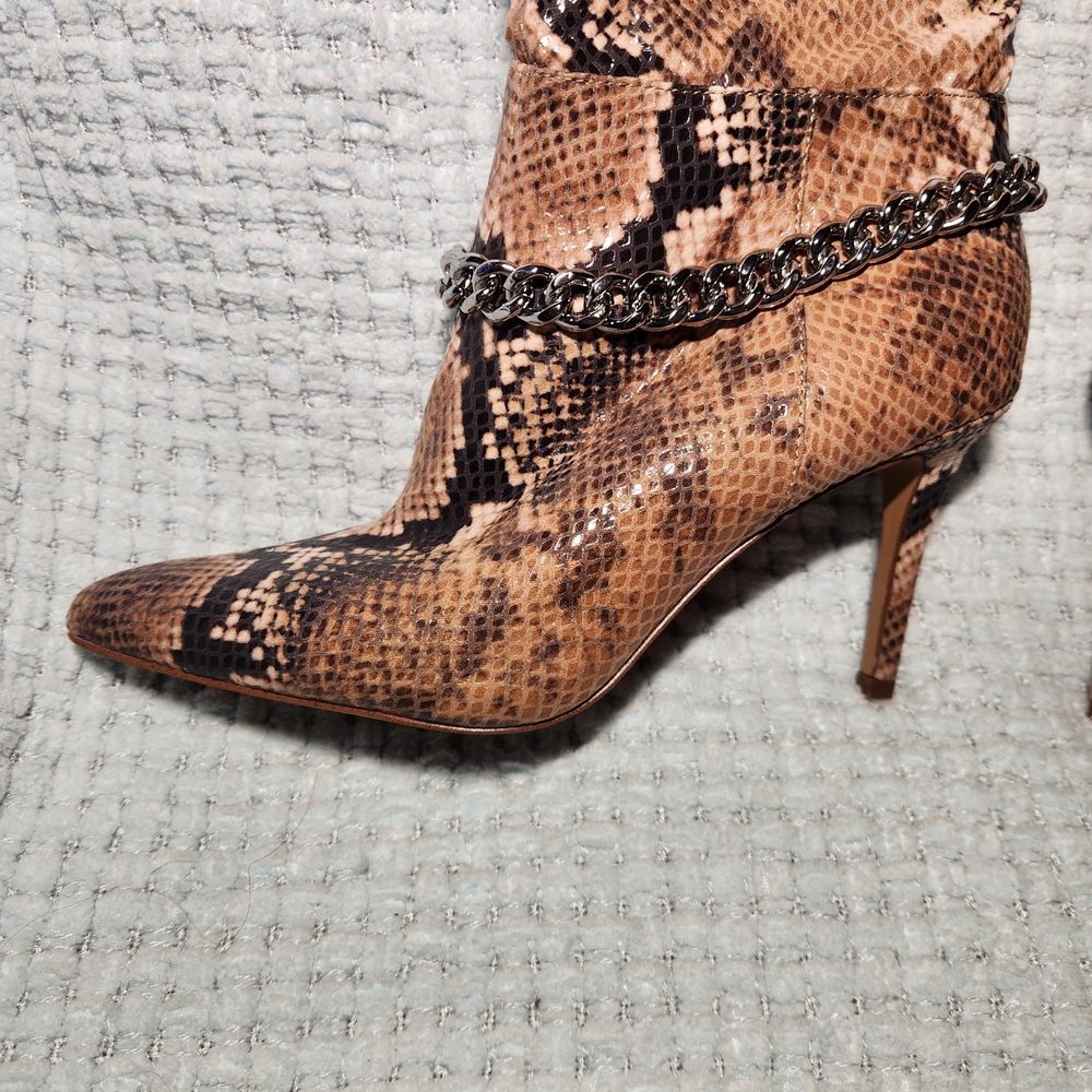 Jessica Simpson Ammira2 Tan Snakeskin Over-the-Knee Boots - Picture 3 of 6